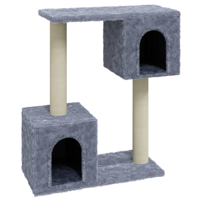 VXL Cat scratching post with sisal posts 60 cm light gray