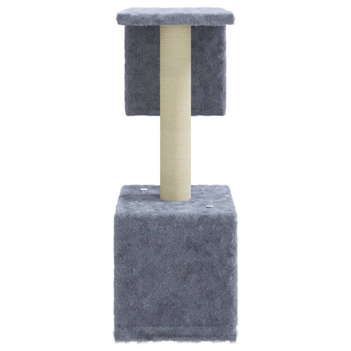 VXL Cat scratching post with sisal posts 60 cm light gray