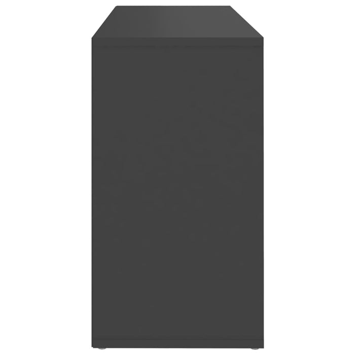 VXL Concrete gray chipboard shoe bench 103x30x54.5 cm