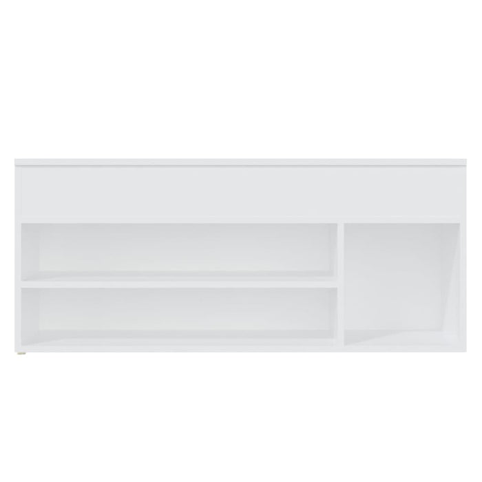 VXL White slip-on bench 105x30x45 cm chipboard