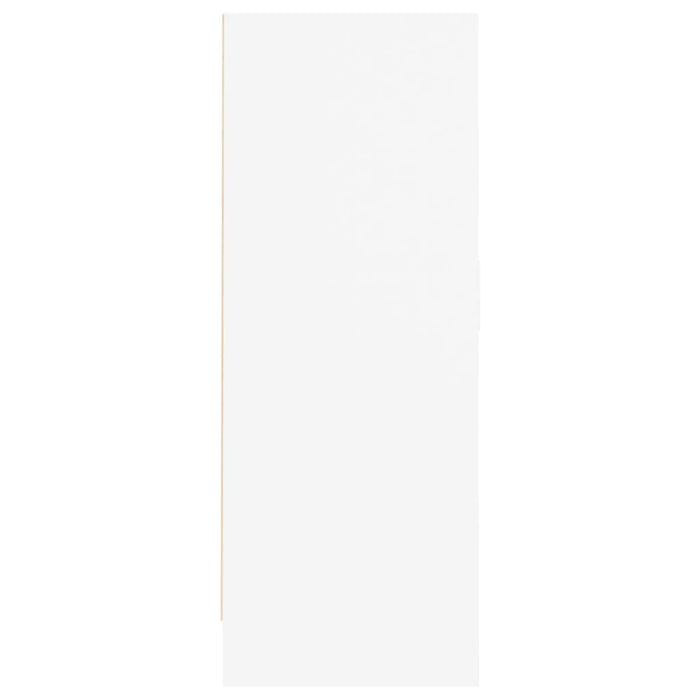 VXL White chipboard shoe rack 60x35x92 cm