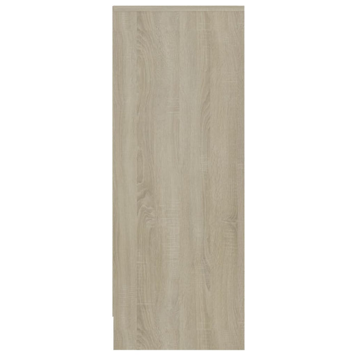 VXL Sonoma oak-colored chipboard shoe cabinet 60x35x92 cm