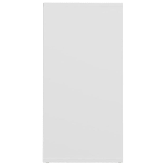 VXL Mueble zapatero de aglomerado blanco 31,5x35x70 cm