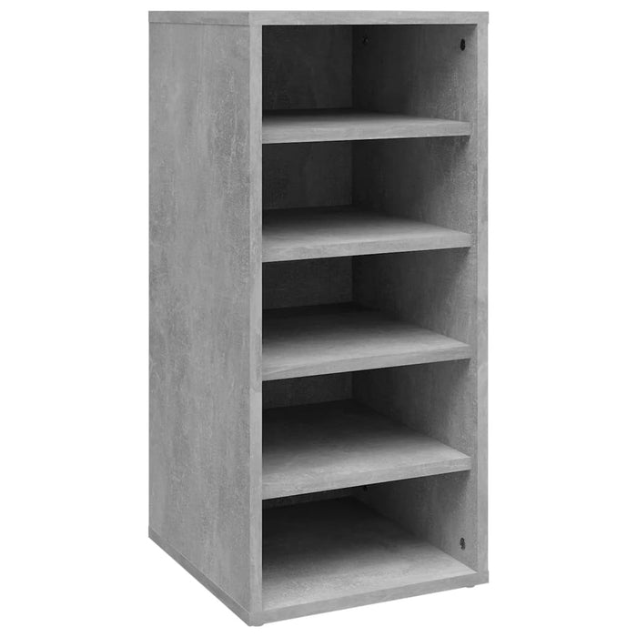 VXL Concrete gray chipboard shoe cabinet 31.5x35x70 cm