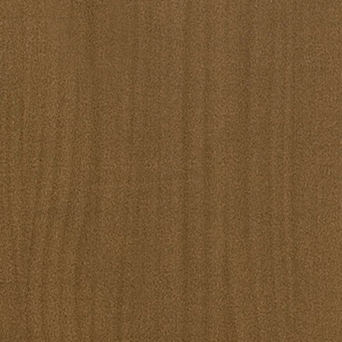 VXL Jardinera de madera maciza de pino marrón 40x40x40 cm