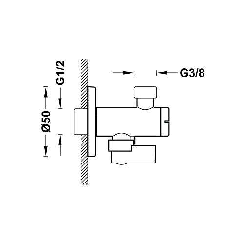 TRES 13434010 Válvula Lavabo SIMPLE-RAPID Tapón cuadrado 68x68 mm — Bañoidea