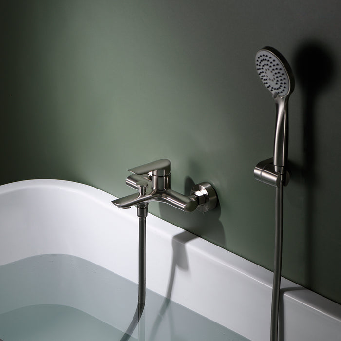 IMEX BDG040-4NQ URAL Bath/Shower Tap Brushed Nickel