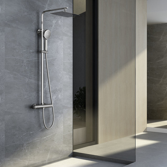 IMEX BTP012 PRAGA Thermostatic Faucet Telescopic Shower Set