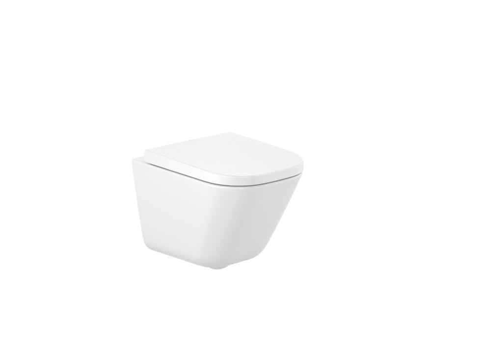 ROCA A34647A000 THE GAP SQUARE Rimless Compact Wall-Mounted Toilet