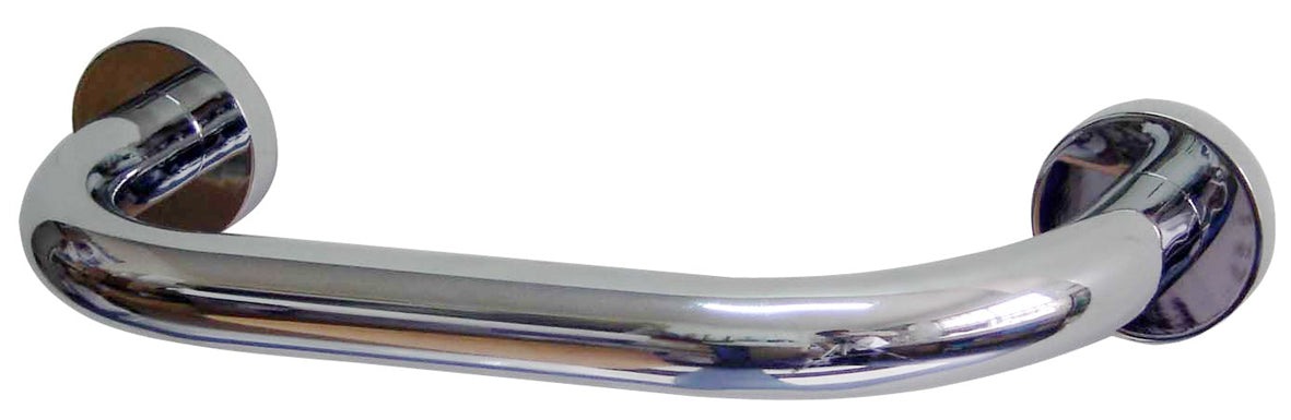 MEDICLINICS AC0950C Straight Towel Rail Handle in Bright Chrome Brass