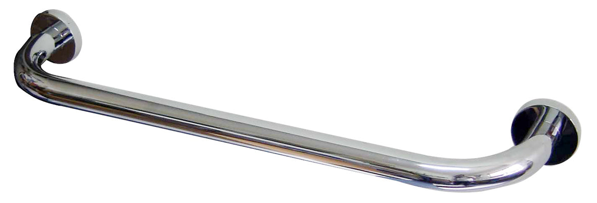 MEDICLINICS AC0974C Straight Towel Rail Handle in Bright Chrome Brass