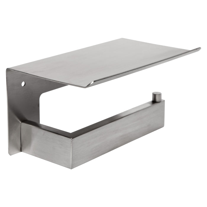 MEDICLINICS AI2005CS Toilet Paper Holder with Shelf Satin Stainless Steel