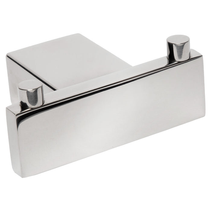MEDICLINICS AI2418C Glossy Stainless Steel Double Hanger