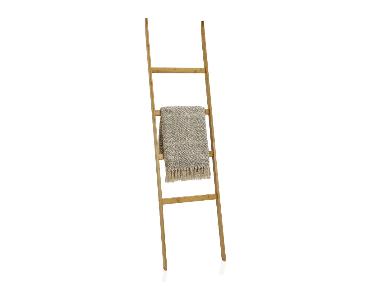 Escalera de bambú de 190 cm de altura y 50 cm de ancho — Cojines