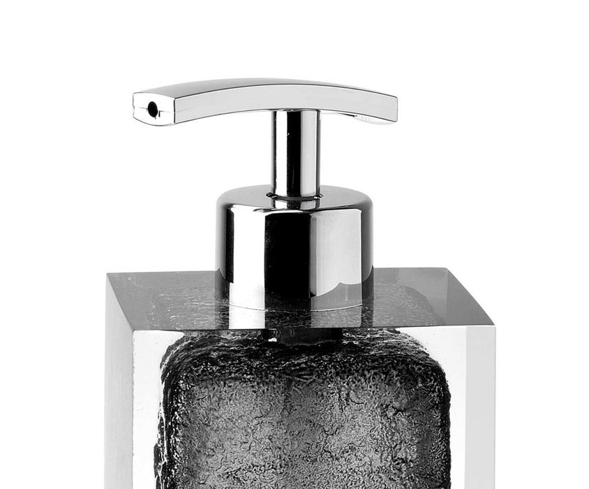 ANDREA HOUSE BA19024 Black Resin Bath Dispenser