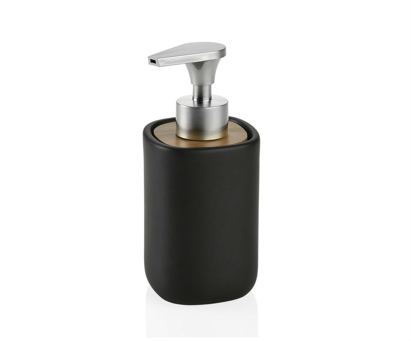 ANDREA HOUSE BA66274 Black Ceramic Bathroom Dispenser