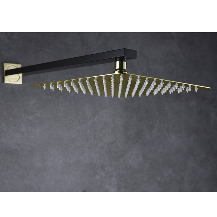 IMEX BDC032-6NGOLD SWEDEN Built-in Single Handle Shower Set Black Gloss Gold