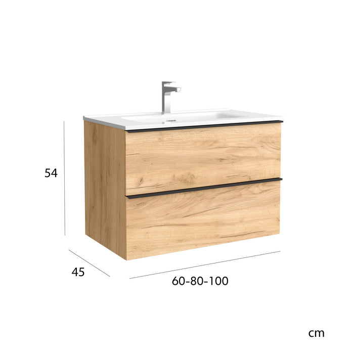 SALGAR NABUA Oak Furniture+Sink