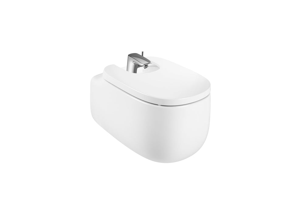 ROCA BEYOND Suspended Bidet With soft close Drop Lid White