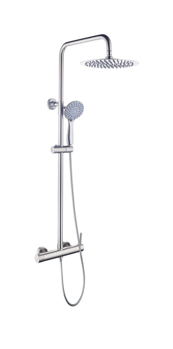 SKY BATH CDR007/NIQ ROCK Brushed Nickel Single Handle Shower Set
