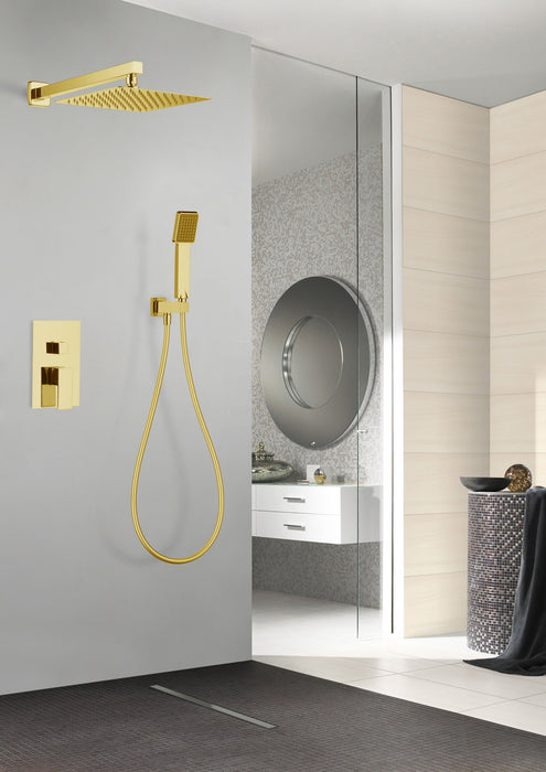 SKY BATH CED001/ORO DREAM Built-in Single Handle Shower Set Brushed Gold