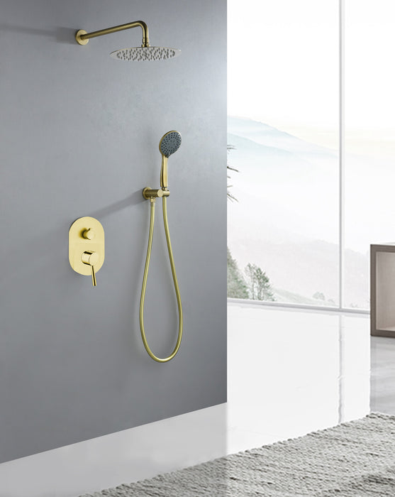 SKY BATH CES003/ORO SOUL Built-in Single Handle Shower Set Brushed Gold