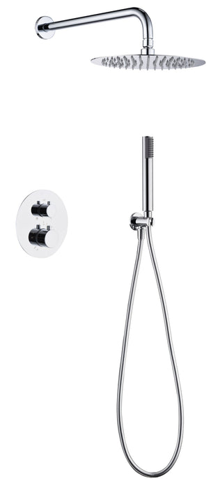 IMEX GTM039 MONZA Built-in Thermostatic Shower Tap Set Chrome