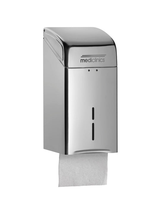 MEDICLINICS DTH100C Glossy Stainless Steel Hygienic Wipes Dispenser
