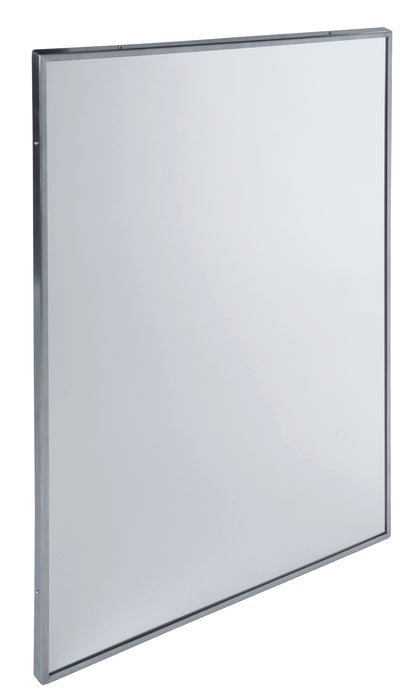 MEDICLINICS EP0350CS Fixed Rectangular Mirror with Frame 70x50 cm Satin Stainless Steel