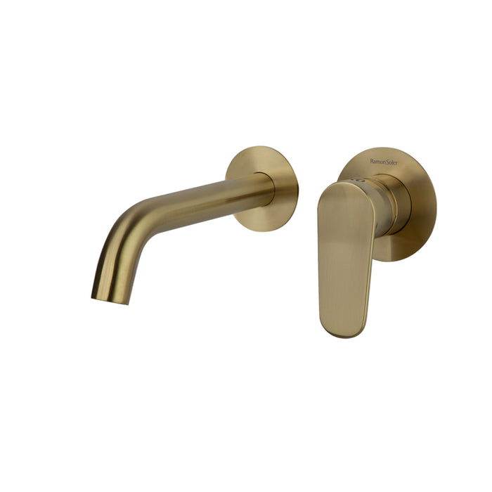 RAMON SOLER 362101OC ALEXIA Single-Handle Recessed Basin Tap S2 Spout 19cm Brushed Gold Color
