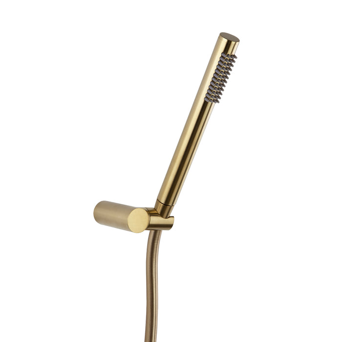 RAMON SOLER 3749DOC HYDROTHERAPY Handheld Shower Equipment with Flexible and Support Brushed Gold