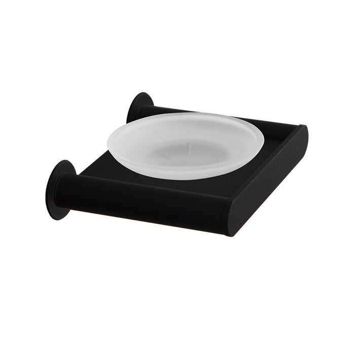 RAMON SOLER SOP02 ERGOS Soap Dish Holder With Matte Black Plate