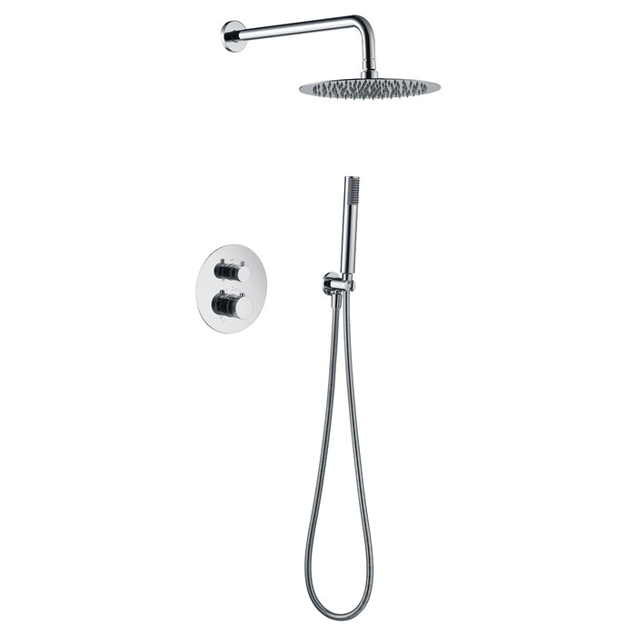 IMEX GTD038 LINE Thermostatic Built-In Shower Set Chrome
