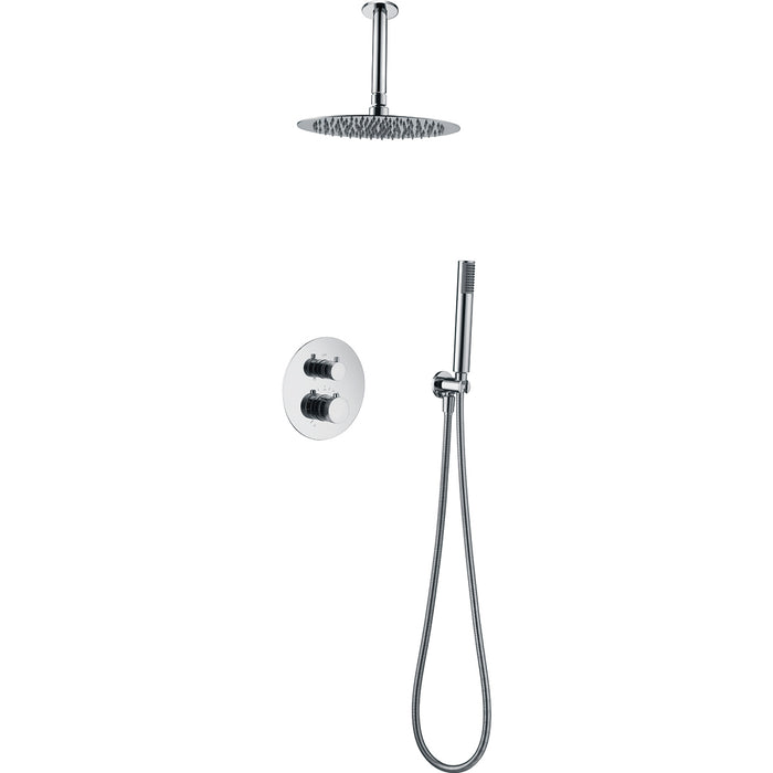 IMEX GTQ038 TOP Thermostatic Built-In Shower Set Chrome