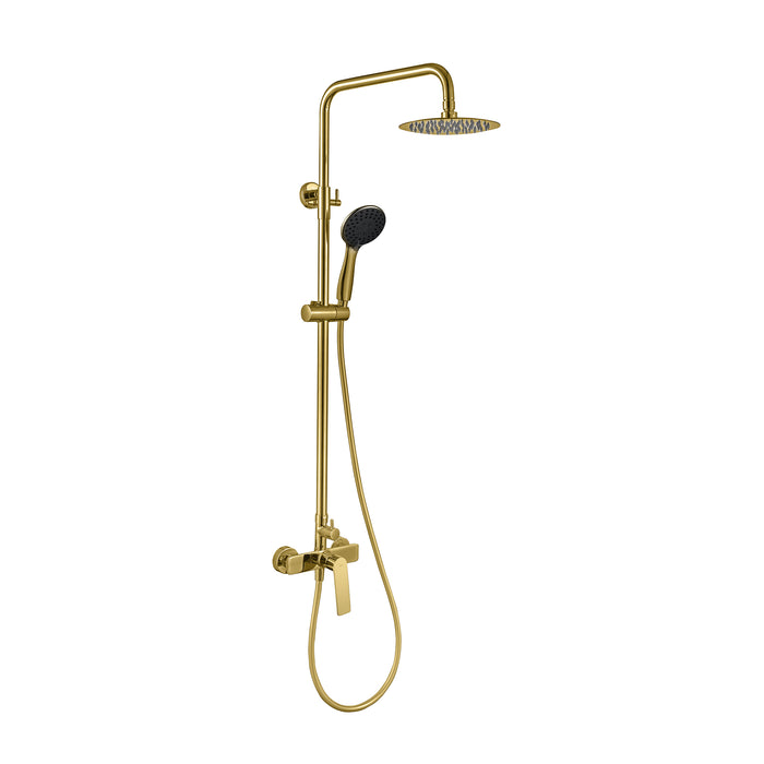 SKY BATH CDG006/ORO GLORY Brushed Gold Single Handle Shower Set