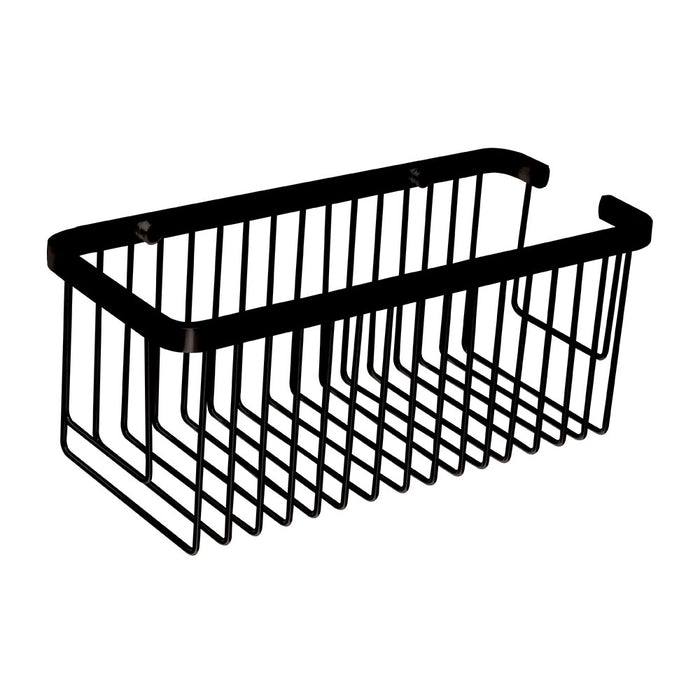 LLAVISAN 135114 Portagel Rectangular Shower Basket Black