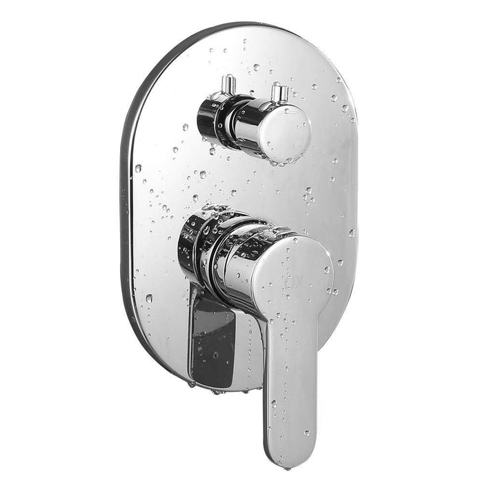 LLAVISAN L154534 SIOUX 2-Way Recessed Mixer Shower Tap Chrome