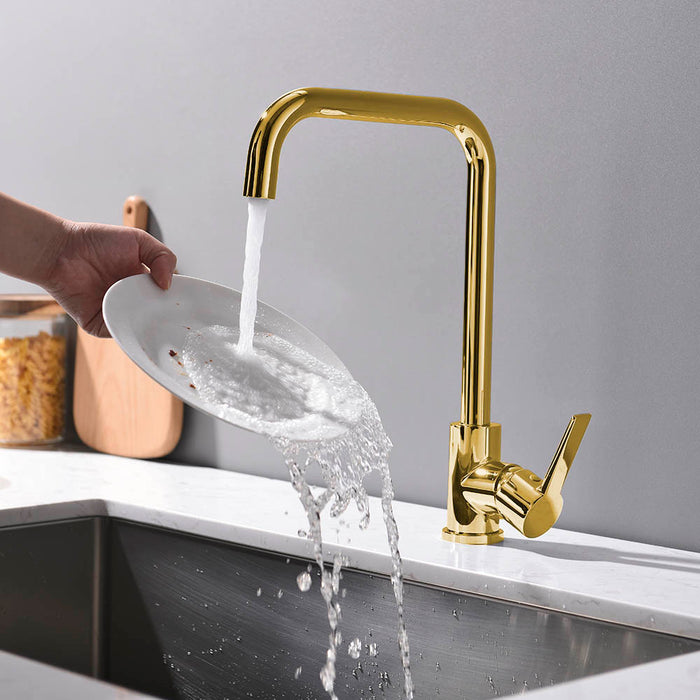 LLAVISAN L166574 GOLDEN Single-lever Sink Mixer Color Gold