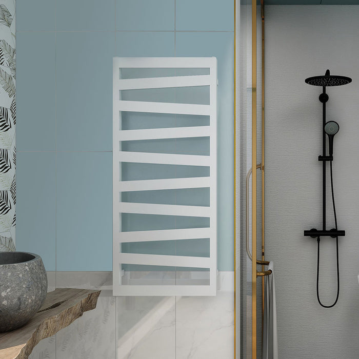 LLAVISAN L305834 INSIGNIA Towel Rack Towel Dryer Matte White 1200X500