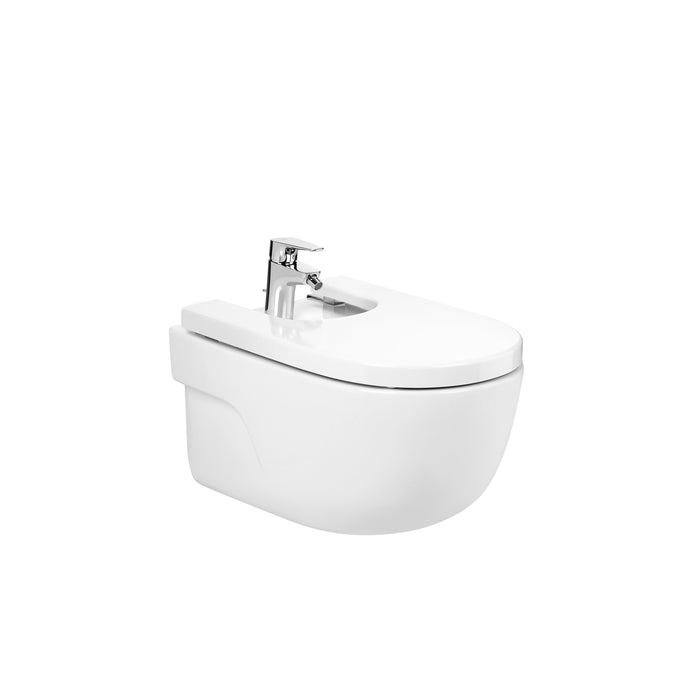 ROCA A890091200 PACK MERIDIAN+DUPLO Suspended Bidet Hidden Fixation with Cover