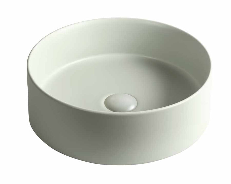 MOSAVIT NAYA Green Satin Ceramic Countertop Washbasin