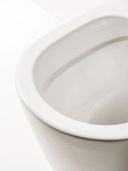 ROCA ONA Compact Wall-Mounted Rimless Toilet With Seat