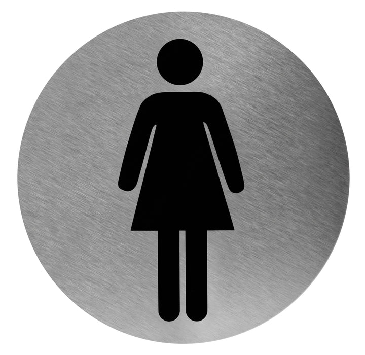 MEDICLINICS PS0002CS Self-Adhesive Sign for Women's Toilet Door