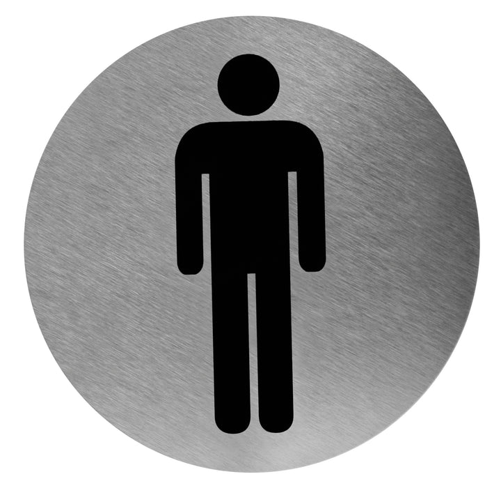 MEDICLINICS PS0003CS Self-Adhesive Men's Toilet Door Sign