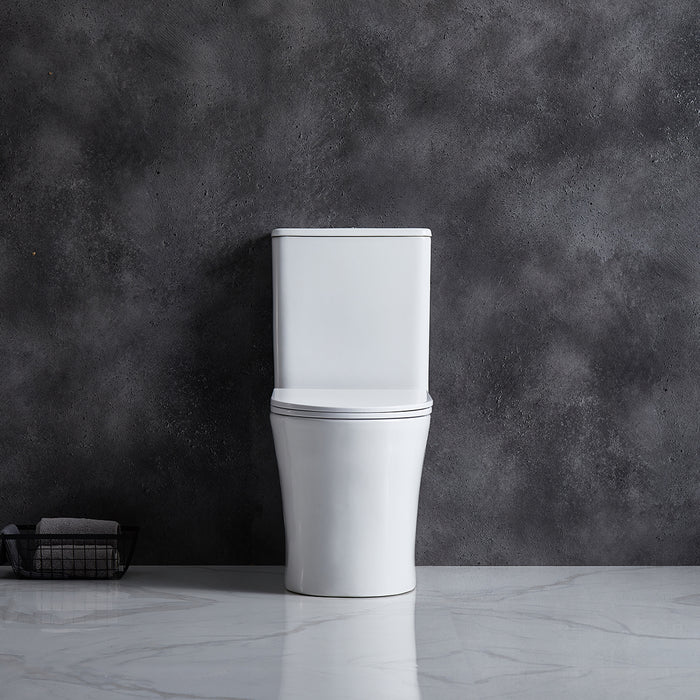 AQUORE PARIS Complete Rimless Toilet Compact White