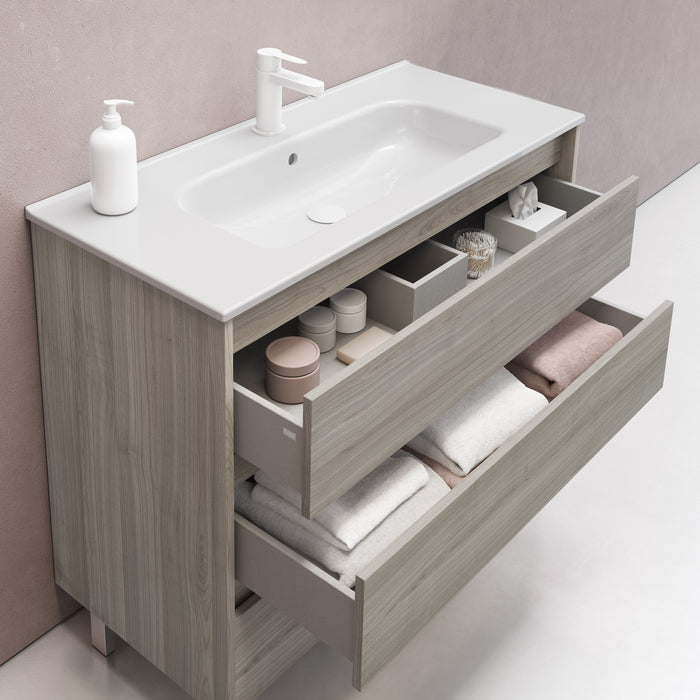 ROYO SANSA Furniture+Sink 3 Drawers Sandy Grey