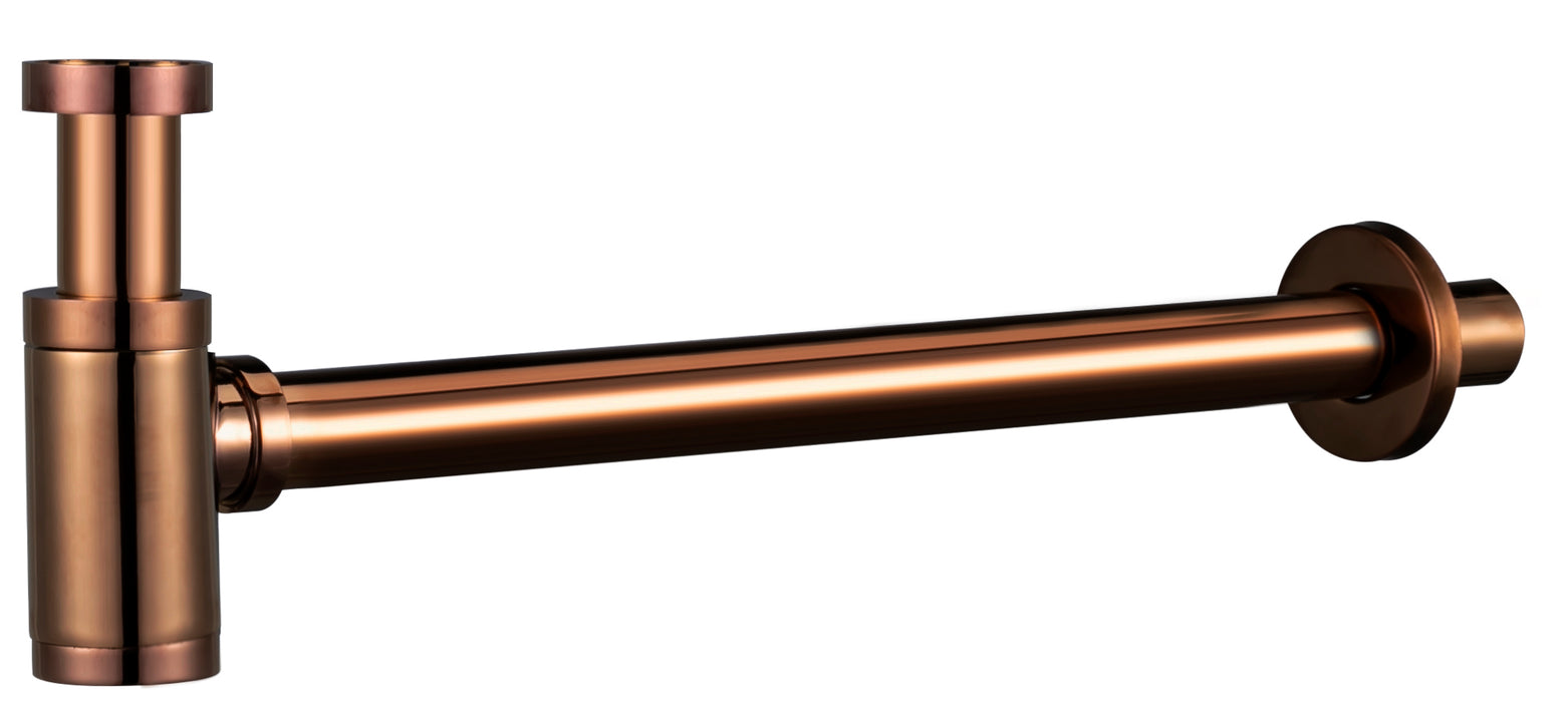 IMEX SCL002/NOR Round Siphon Shiny Rose Gold