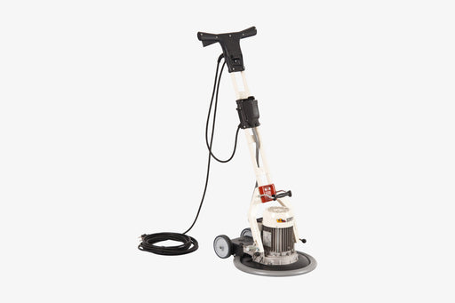 Máquina rotativa SUPERTITINA ideal para rejuntado de pavimentos con junta, fratasado de soleras, pulido y reparación de suelos, limpieza y tratamiento de pavimentos de barro rústico.