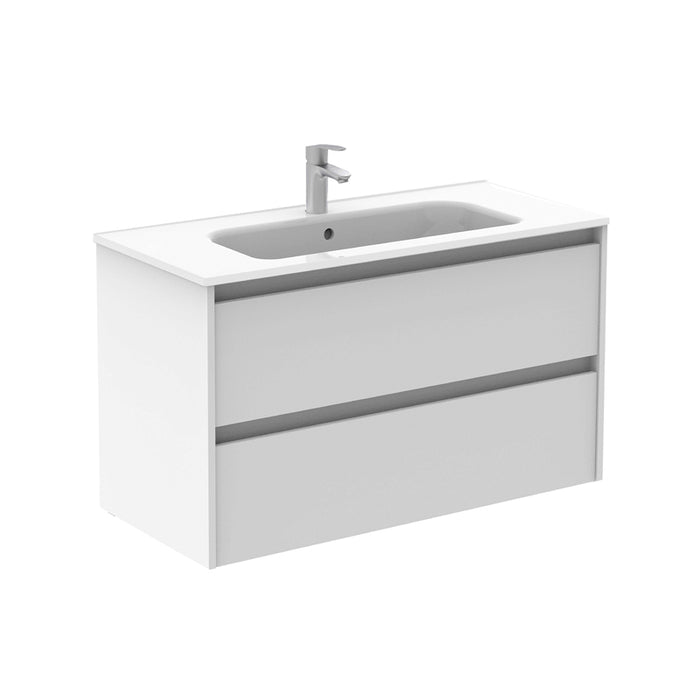 ROYO SANSA Furniture+Sink 2 Drawers White Gloss