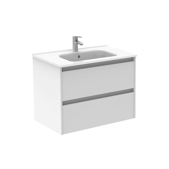 ROYO SANSA Furniture+Sink 2 Drawers White Gloss